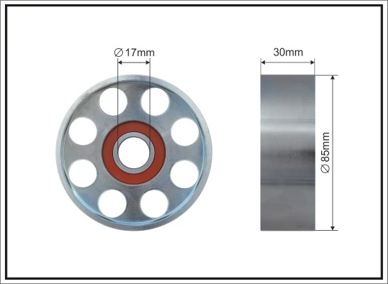 Tensioner Pulley, V-ribbed belt