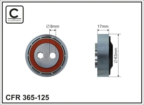 Tensioner Pulley, V-ribbed belt