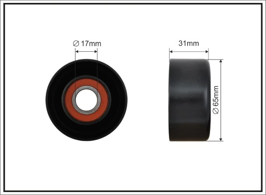 Tensioner Pulley, V-ribbed belt