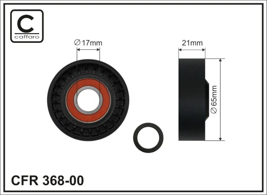 Tensioner Pulley, V-ribbed belt