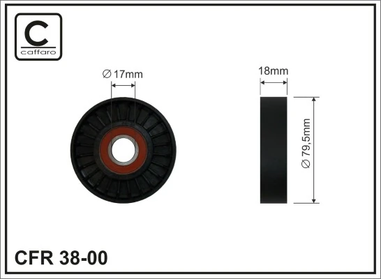 Tensioner Pulley, V-ribbed belt