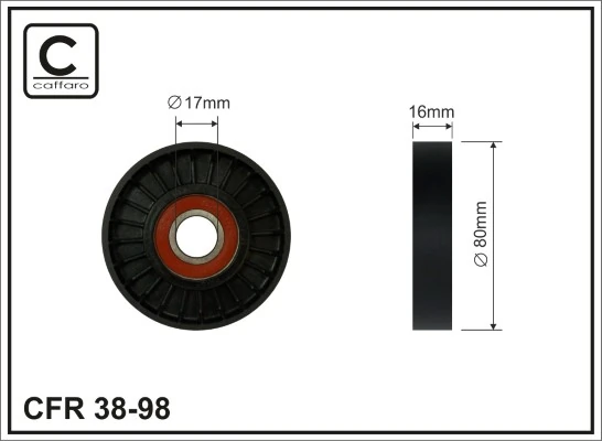 Tensioner Pulley, V-ribbed belt