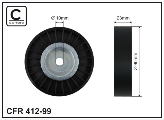 Tensioner Pulley, V-ribbed belt