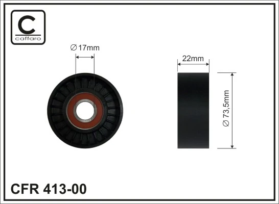 Tensioner Pulley, V-ribbed belt