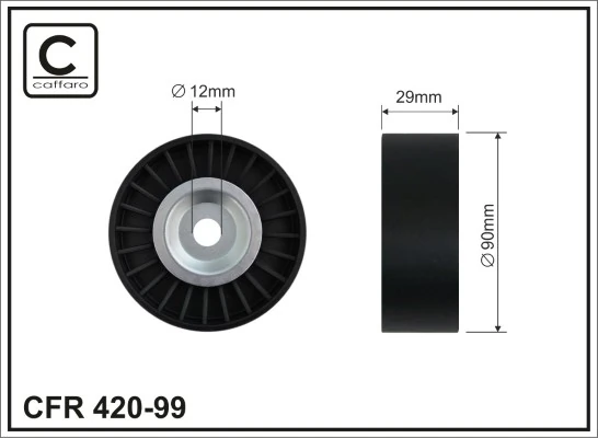 Tensioner Pulley, V-ribbed belt