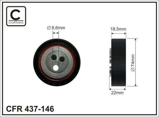 Tensioner Pulley, V-ribbed belt