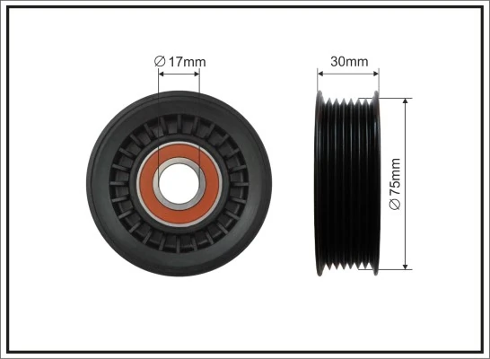 Tensioner Pulley, V-ribbed belt