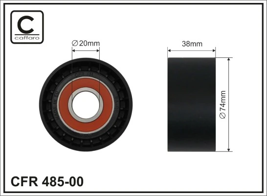 Tensioner Pulley, V-ribbed belt