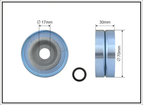 Tensioner Pulley, V-ribbed belt