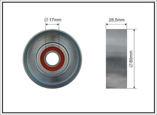 Tensioner Pulley, V-ribbed belt
