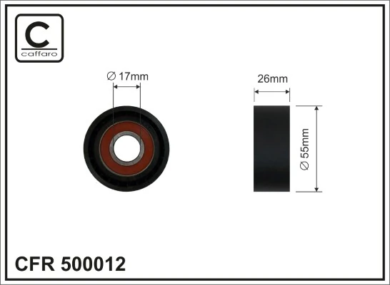 Tensioner Pulley, V-ribbed belt