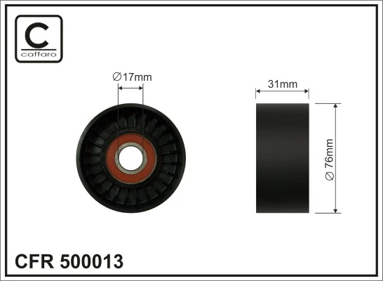 Tensioner Pulley, V-ribbed belt