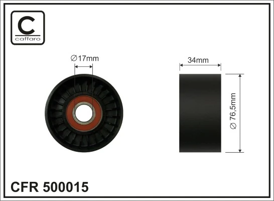 Tensioner Pulley, V-ribbed belt