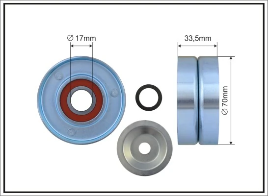Tensioner Pulley, V-ribbed belt