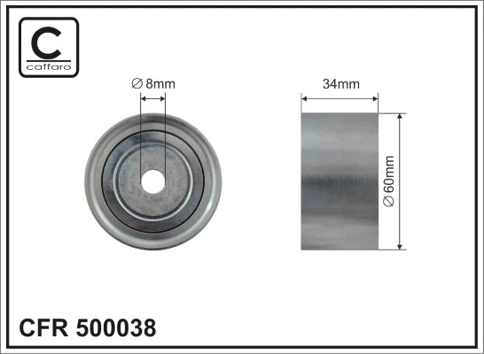 Deflection Pulley/Guide Pulley, timing belt