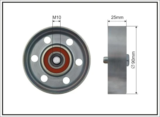 Tensioner Pulley, V-ribbed belt