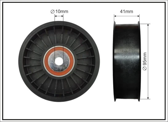 Deflection/Guide Pulley, V-ribbed belt