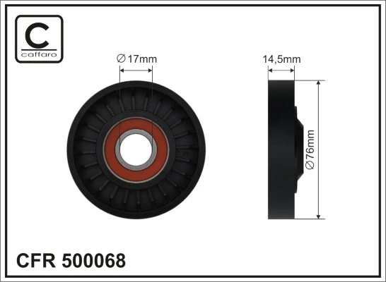 Tensioner Pulley, V-ribbed belt