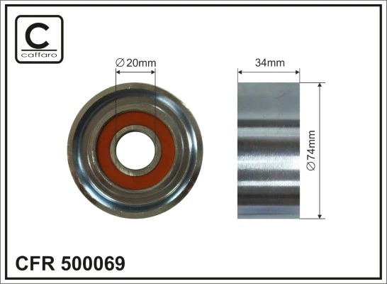 Tensioner Pulley, V-ribbed belt