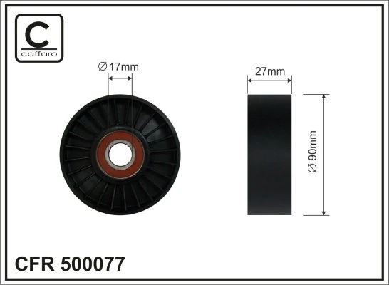 Tensioner Pulley, V-ribbed belt