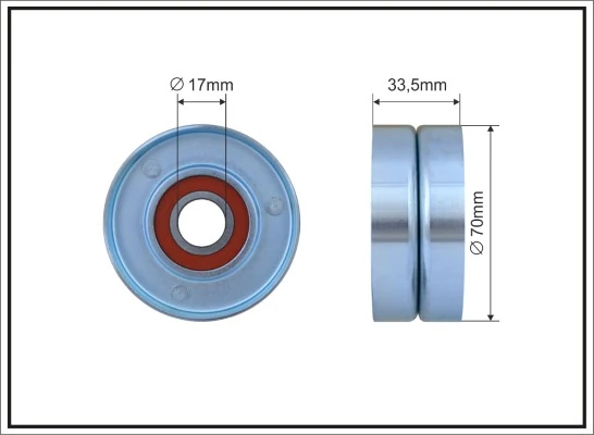 Tensioner Pulley, V-ribbed belt