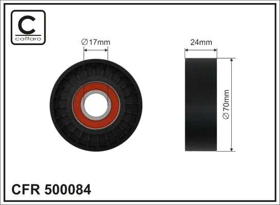 Tensioner Pulley, V-ribbed belt