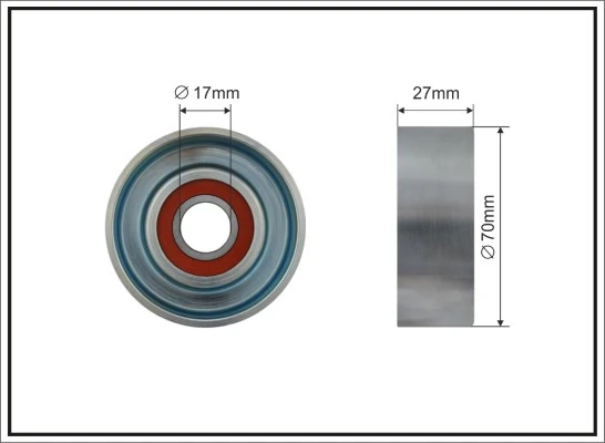 Tensioner Pulley, V-ribbed belt
