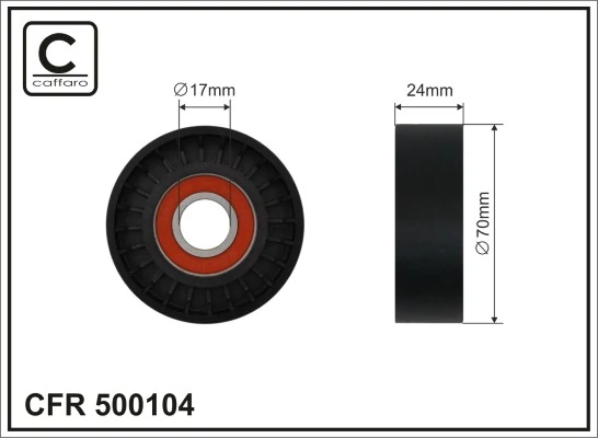 Tensioner Pulley, V-ribbed belt