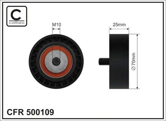Tensioner Pulley, V-ribbed belt