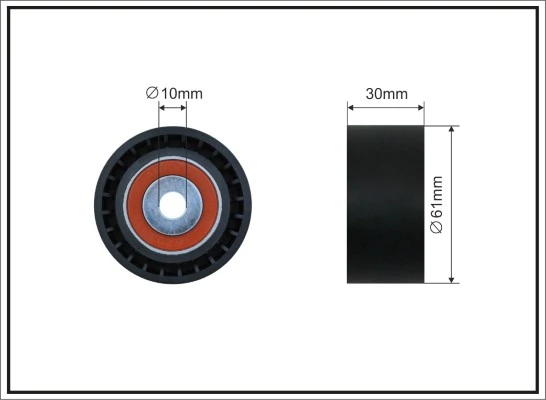 Deflection Pulley/Guide Pulley, timing belt