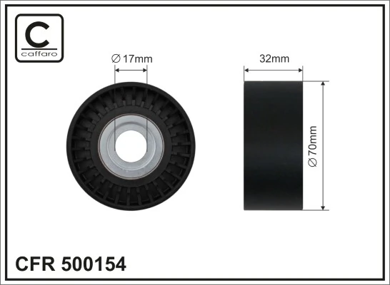 Tensioner Pulley, V-ribbed belt