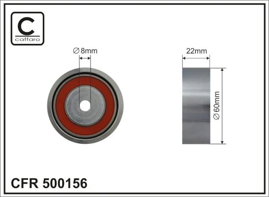 Deflection/Guide Pulley, V-ribbed belt