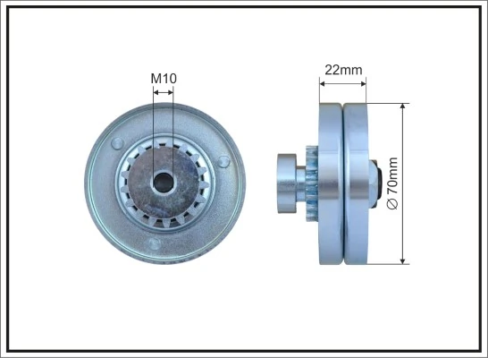 Tensioner Pulley, V-ribbed belt