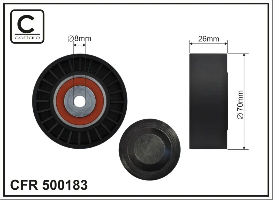 Tensioner Pulley, V-ribbed belt