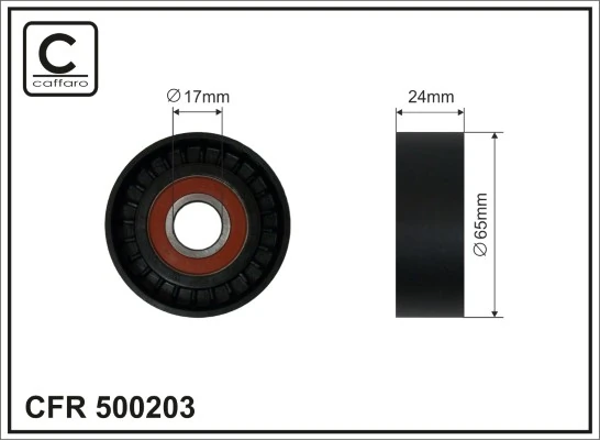 Tensioner Pulley, V-ribbed belt