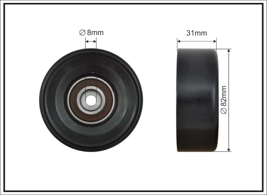 Tensioner Pulley, V-ribbed belt