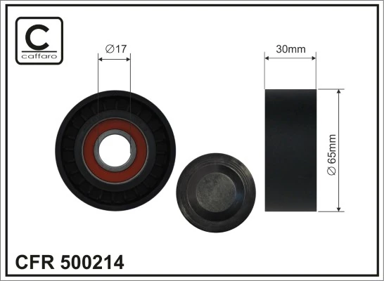 Tensioner Pulley, V-ribbed belt