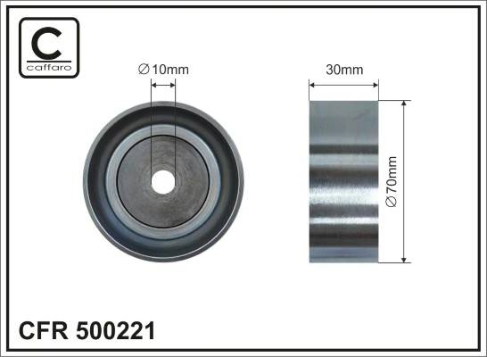 Deflection/Guide Pulley, V-ribbed belt