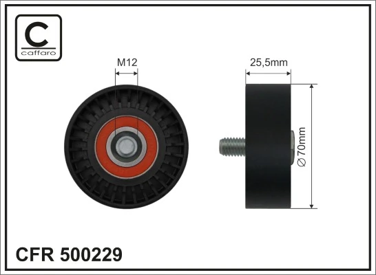 Tensioner Pulley, V-ribbed belt
