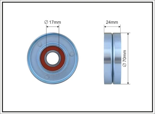 Tensioner Pulley, V-ribbed belt