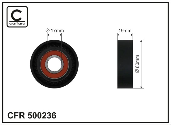 Tensioner Pulley, V-ribbed belt