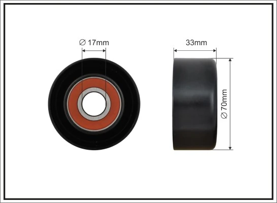 Tensioner Pulley, V-ribbed belt