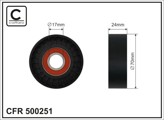 Tensioner Pulley, V-ribbed belt