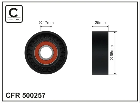 Tensioner Pulley, V-ribbed belt