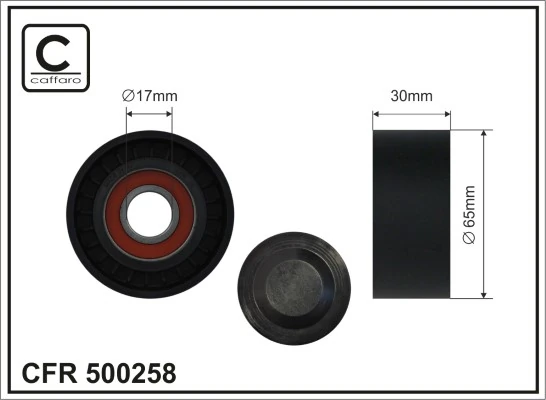Tensioner Pulley, V-ribbed belt