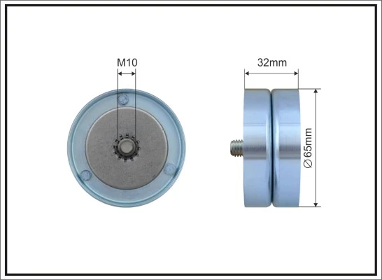 Deflection/Guide Pulley, V-ribbed belt