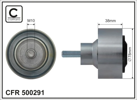 Tensioner Pulley, V-ribbed belt