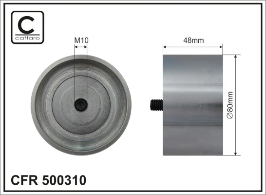Deflection/Guide Pulley, V-ribbed belt