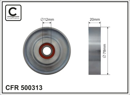 Deflection/Guide Pulley, V-ribbed belt