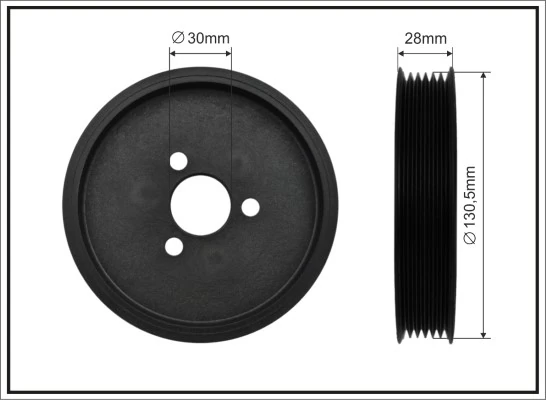 Belt Pulley, power steering pump